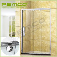 Custom Made SUS 304 Tempered Glass Shower Door  Hotel Luxury Simple Shower Room